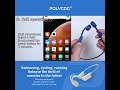 POLVCDG X7 Bone Conduction Headset IPX8 Open Headset Bluetooth 5.3
