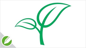 Green Leaf Edge Drawing with CorelDraw | Flat Vector Style | Drawing | CorelDraw Tutorial