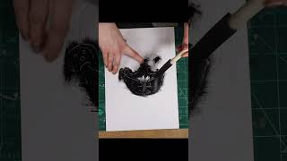 Sponge stencil #art #shorts #artshorts