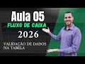 Aula 05 - Como Fazer Planilha FLUXO DE CAIXA 2026 - Validação de Dados na Tabela de Lançamentos