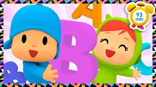 POCOYO ENGLISH - Alphabet For Kids: Vowels And Consonants [93 min] Full Episodes |VIDEOS & CARTOONS