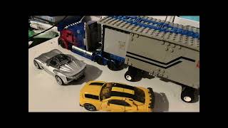 Custom Optimus Prime Trailer MOC (Lego X Kre-O)