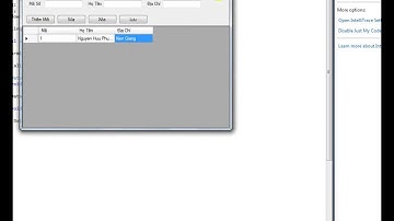 Hướng dẫn thêm sửa xóa với LINQ
