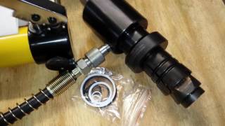 HYDRAULIC EXHAUST PIPE STRETCHER EXPANDER KIT 1-5/8" to 4-1/4"