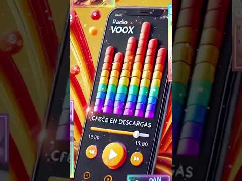 Radio Voox App desde la play store. Sonando pan caliente
