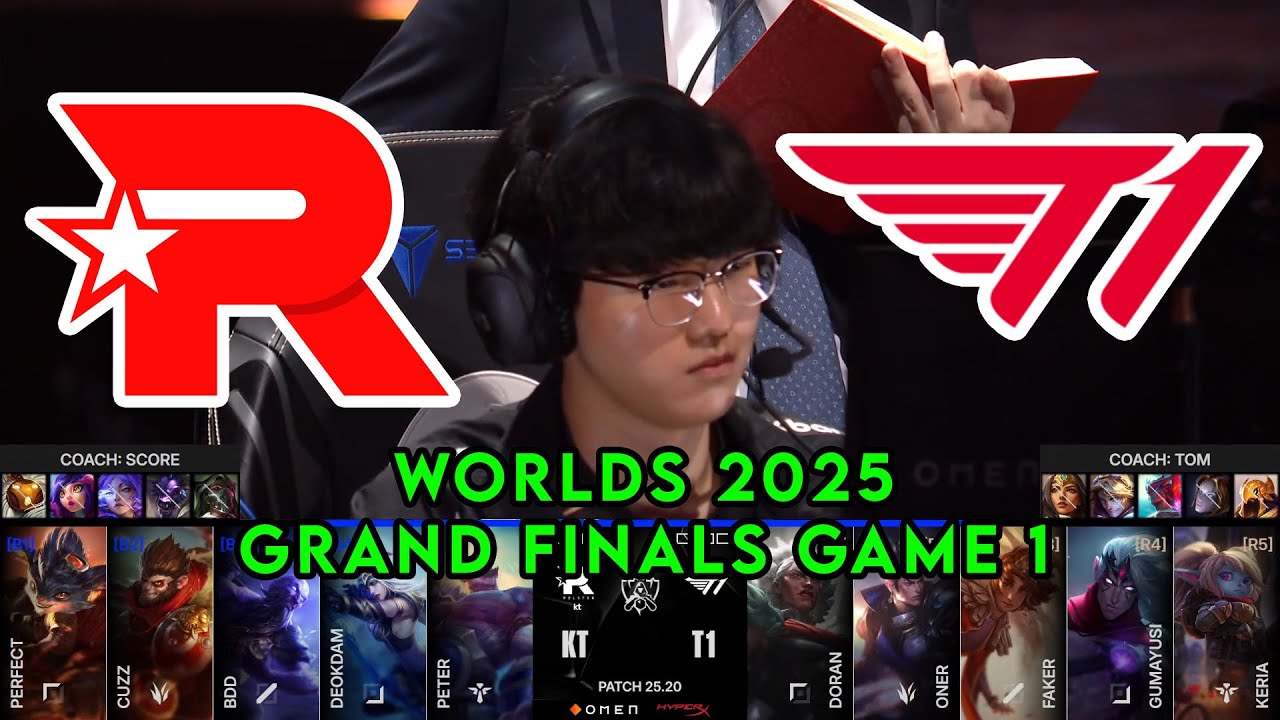 KT vs T1 Game 1 | World Championship 2025 Grand Finals | KT Rolster vs T1 G1