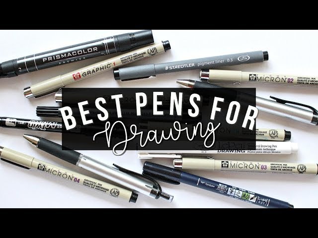 Best Pens for your Bullet Journal! Ink Pen Comparison for Drawing,  Journaling and Hand Lettering 