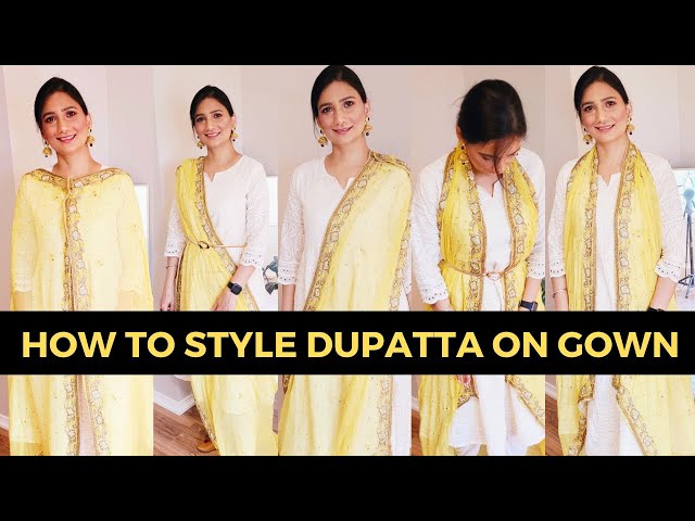 Beautiful Pakistani Designer Full Flare Anarkali Style Silk Gown With  Georgette Dupatta Set for Woman, Party Wear Ethnic Wear 2 Piece - Etsy