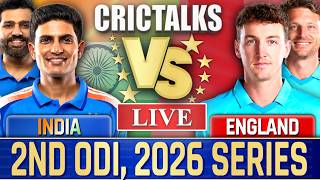 🔴 Live: IND vs ENG, 2nd ODI, Live Commentary | 2026 Series, Cricket Live Match Today Score, 1st Inn