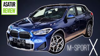 🇩🇪 Обзор BMW X2 F39 20i xDrive M-Sport X Phytonic Blue / БМВ Х2 Ф39 20и М-Спорт Х 2022