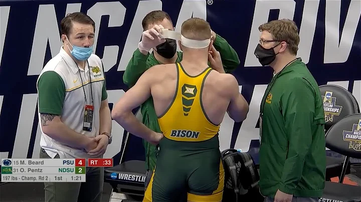 197lbs Michael Beard (Penn State) maj dec Owen Pen...