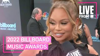 Latto Geeks Out Over Joining Lizzo on Tour at BBMAs 2022 (Exclusive) | E! Red Carpet
