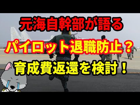 【元海上自衛隊幹部が語る】パイロットの早期退職防止?育成費償還の検討開始【航空自衛隊】【戦闘機】【ファイター】【航空学生】【防衛大学校】