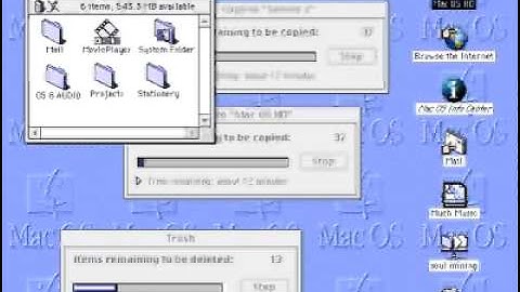 Mac OS 8 Demo CD Videos - Multi-Tasking