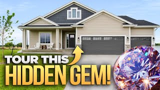 Inside a Stunning New Sage Homes Build in Grimes Iowa | 4 Beds + Farmland Views