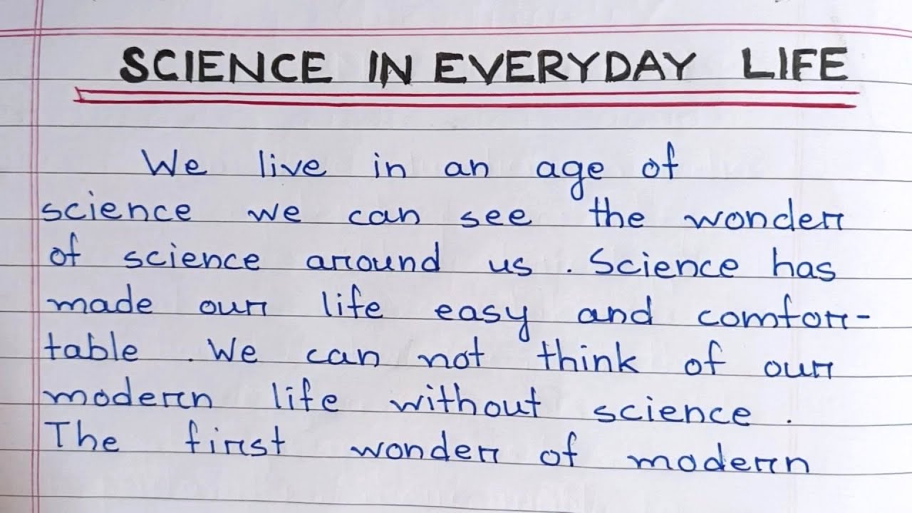 Science in Everyday Life Composition  