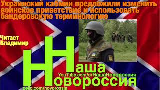 Украинский кабмин предложили изменить  воинское приветствие и использовать  СУГС