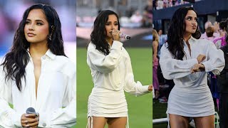 Becky G en el partido Inter Miami vs. Cruz Azul | MLS