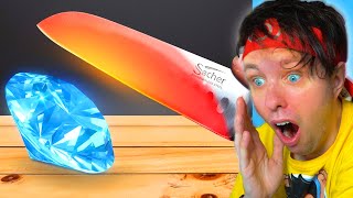 1000 Grader Kniv Vs Diamant Vs Tomu Reagerar