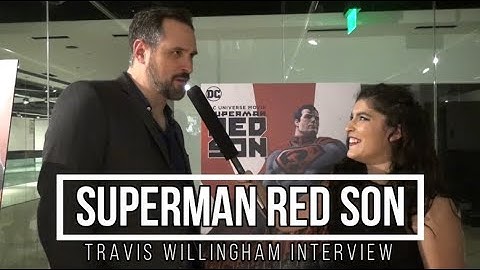 TRAVIS WILLINGHAM INTERVIEW Superman Red Son 2-24-2020 LA Premiere