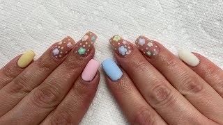 AOKITEC Polygel kit | Born Pretty Gel Polish | Step By Step Tutorial | Easy Spring Nail Art