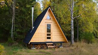 Famous Two Friends Build a Stunning Off-Grid A-Frame Cabin from Scratch! Wealth