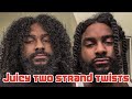 DIY CHUNKY TWO STRAND TWISTS | Men Long Curly Hair