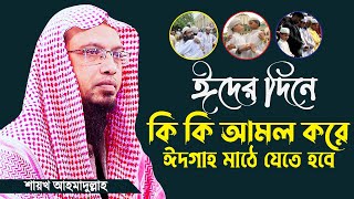 ঈদের দিনে কি কি আমল করে ঈদগাহ মাঠে যেতে হবে | Sheikh Ahmadullah | শায়খ আহমাদুল্লাহ || 4K_Waz