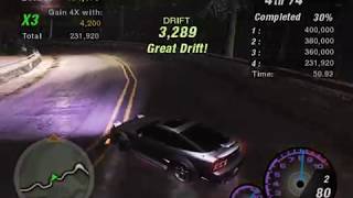 Need for Speed Underground 2 - insane downhill drifting!!! S13