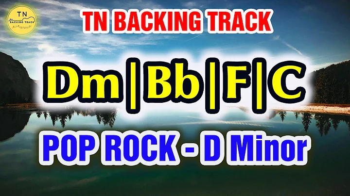 Pop Rock BACKING TRACK D Minor | Dm Bb F C | Guitar Backing Track | TN Backing Track