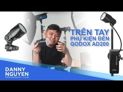 Video Trên tay soi phụ kiện cho đèn godox ad200 - youtube