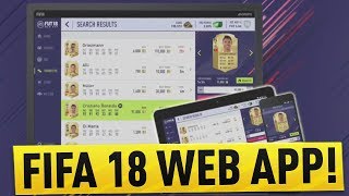 FIFA 18 WEB APP RELEASE DATE CONFIRMED? & WEB APP TRADING TIPS! screenshot 1