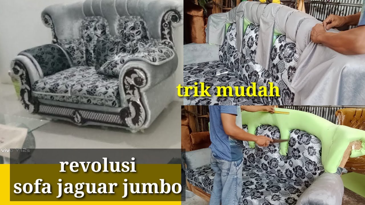 Cara membuat sofa jaguar revolusi sofa jaguar kepang jumbo