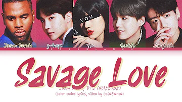 [Karaoke Ver] Jason Derulo, BTS "Savage Love" (Laxed – Siren Beat) || 5 Members Ver.