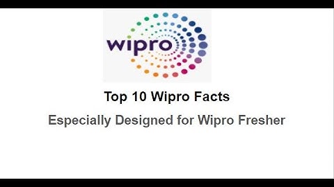 Top 10 Wipro Facts|| Fresher Should Know Before Joining
