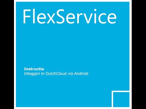 Inloggen in DutchCloud via Android