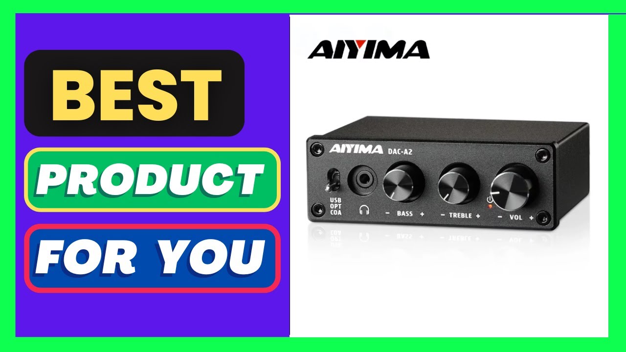 AIYIMA DAC-A2 HiFi Audio Decoder USB Headphon