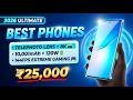 Top 5 Phones Under ₹25,000 😳 | 8K Video + 144Hz AMOLED 🔥