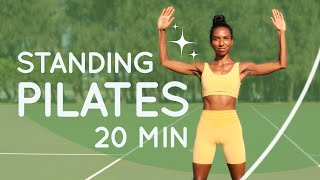 Strong Legs + Coordination STANDING  PILATES Workout (No Equipment) ✨ DAY 17 ~ 24 DAYS of BARRE