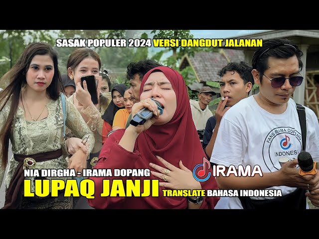 LUPAQ JANJI Nia Dirgha - Lagu Ini Sedang Populer Di Lombok Bersama Musik Jalanan Irama Dopang class=