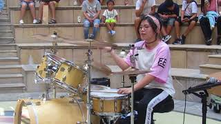 20170917小雅 爵士鼓表演(郭美美-什麼態度).MOV