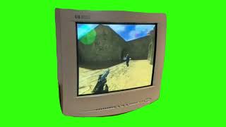 Counter Strike 1.6 In 2000 Green Screen