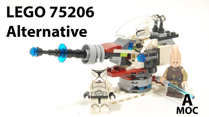 How to build a Star Wars gun from LEGO 75206 - Alternative build Tutorial [A MOC]
