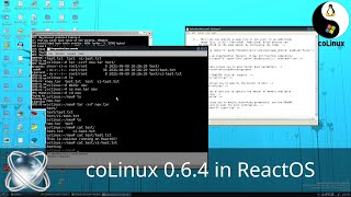 coLinux 0.6.4 on ReactOS