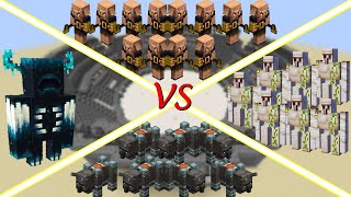 Who will win? Minecraft mobs Battle Royale! Minecraft mob battle!