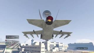 Grand theft auto ( Funny moments and I have t20 hydra gold kuruma and Osiris)