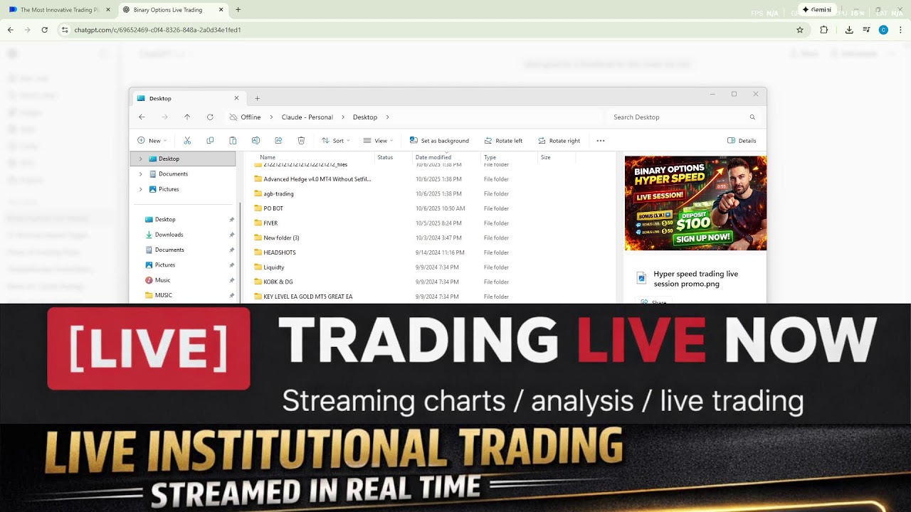 🔥 HYPER SPEED BINARY OPTIONS LIVE ⚡ | VIP Live Sessions + Bonuses (Start w/ $100)