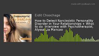 Narcissistic personality disorder ...