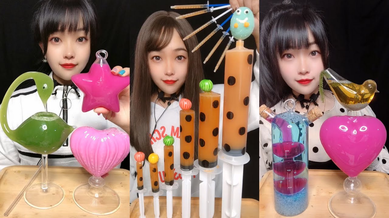 [ASMR] 다채로운 음료 마시기 COLORFUL BEVERAGES DRINKING SOUNDS🥤Renkli İçecek İçme Sesi