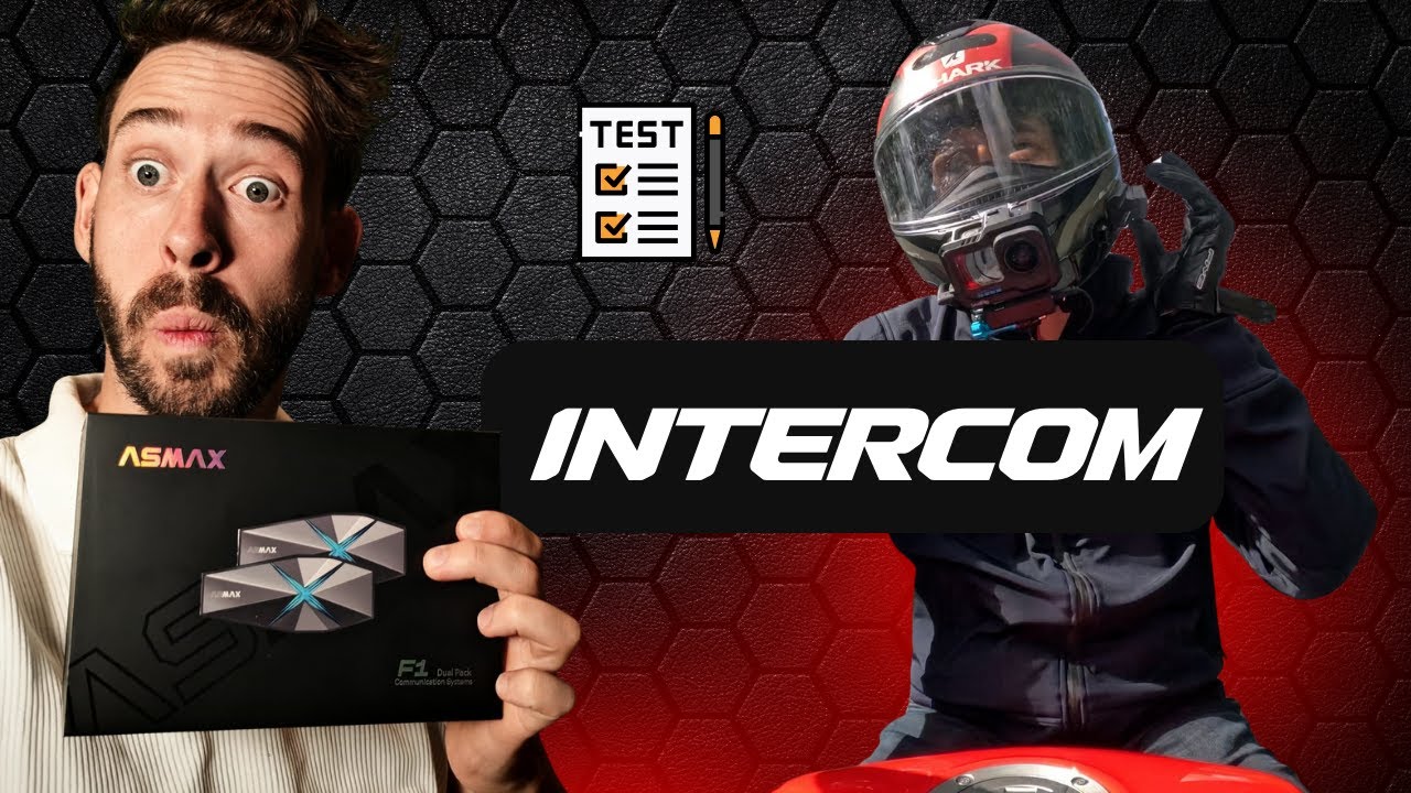 🎧 Test complet de l’intercom moto ASMAX F1 🏍️